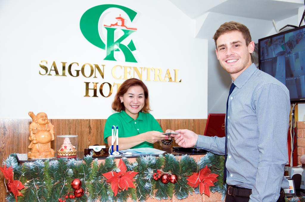 Ck Saigon Central Hotel Ho Chi Minh-staden Exteriör bild